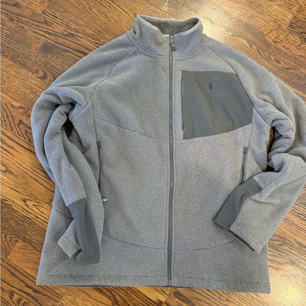 Men’s North Face Gray Full-Zip Jacket